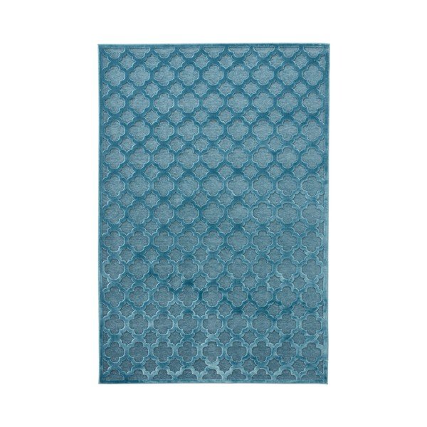 Tappeto in viscosa blu , 80 x 125 cm Bryon - Mint Rugs