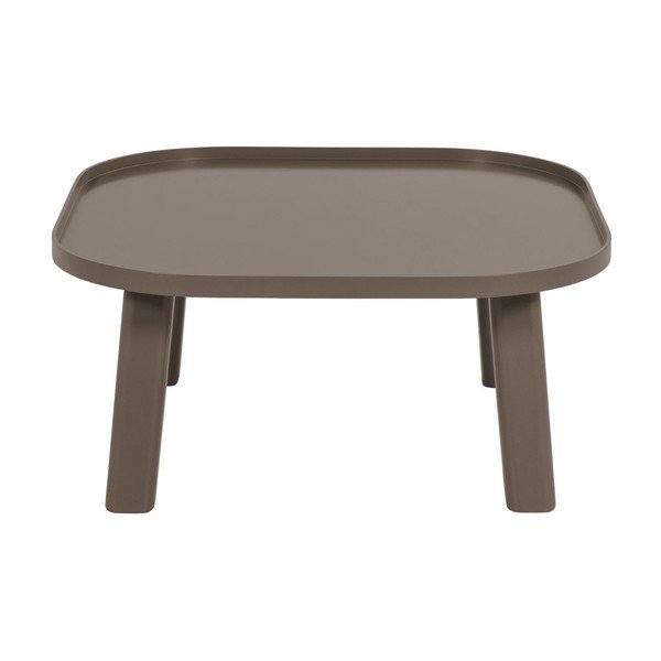 Tavolino da salotto rotondo marrone in MDF ø 80 cm Mosa – WOOOD-image-3