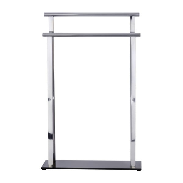 Portasciugamani in acciaio inox in argento lucido Lava - Wenko-image-2