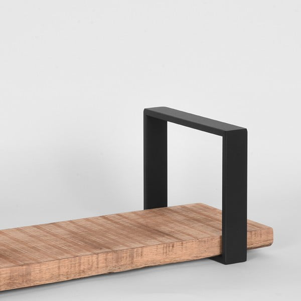 Mensola in legno di mango nero 60 cm Slam - LABEL51-image-2