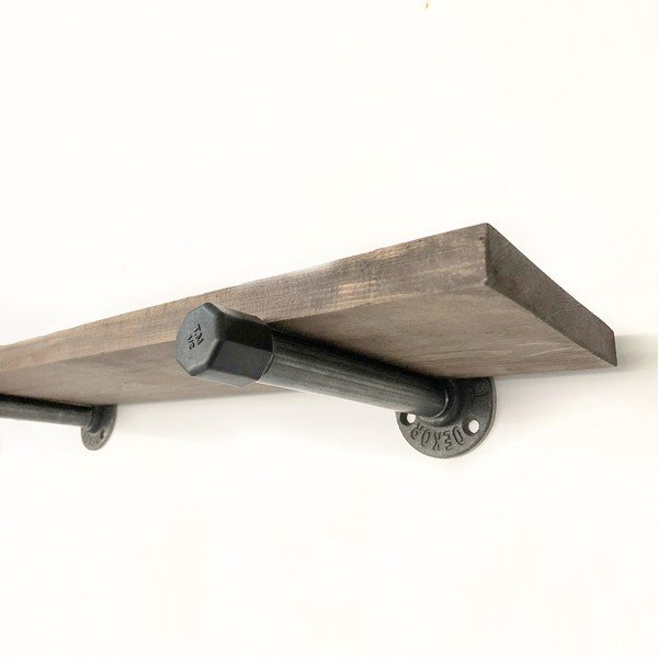Scaffale da parete in legno Raffik Pipe - Evila Originals-image-3