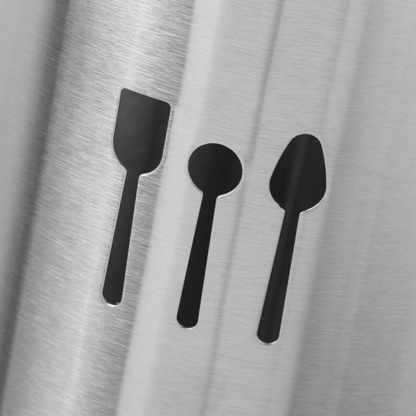 Portautensili da cucina in acciaio inox - Casa Selección-image-2