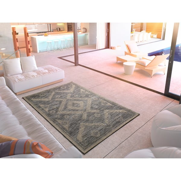 Tappeto grigio per esterni , 120 x 170 cm Devi Ethnic - Universal-image-1