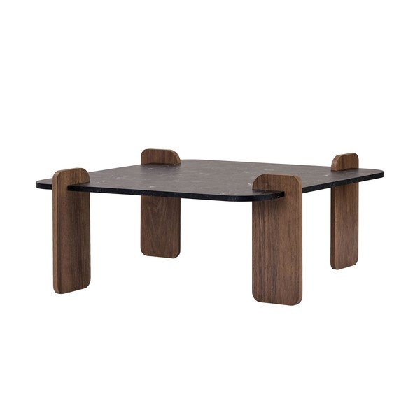 Tavolino da salotto nero 90x90 cm Marais – Nordure