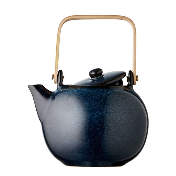 Teiera blu scuro in ceramica con filtro 1,2 l Gastro Blue – Bitz-image-2