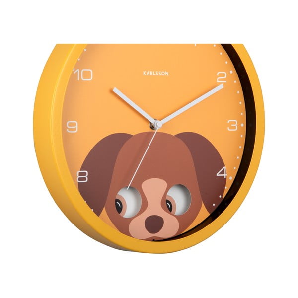 Orologio per bambini ø 31 cm Peekaboo Dog - Karlsson-image-3
