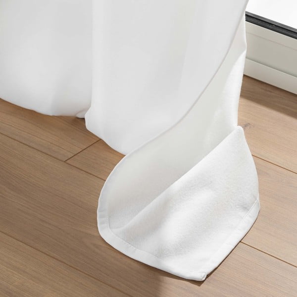 Tenda termoisolante bianca in microfibra 135x260 cm Micropolar – douceur d'intérieur-image-3