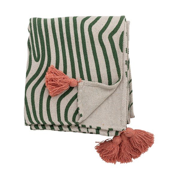 Coperta in misto cotone 130x160 cm Woodsby – Bloomingville