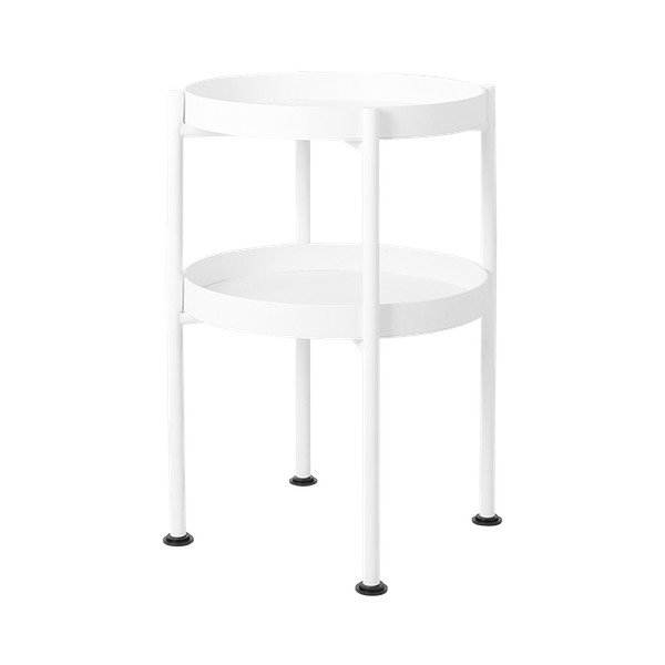 Tavolo contenitore Custom Form Hanna bianco, ⌀ 40 cm - CustomForm