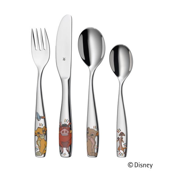 Set di 4 posate in acciaio inox per bambini Lion - WMF