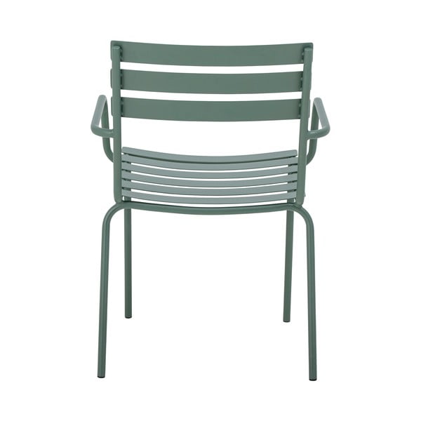 Sedia da giardino in metallo verde Monsi - Bloomingville-image-4