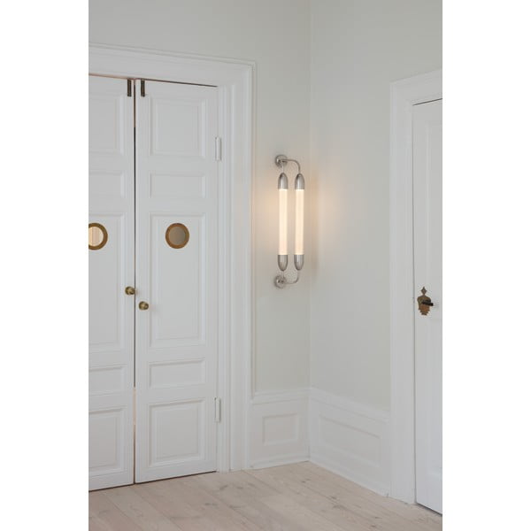 Lampada da parete argentata in acciaio Lemon Squeeze – UMAGE-image-1