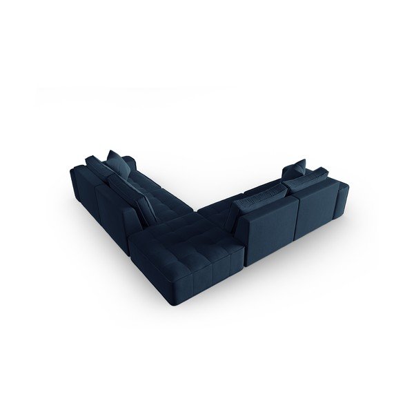 Divano angolare blu Mike - Micadoni Home-image-3
