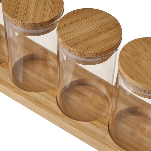 Set di 4 spezie con supporto 220 ml - Casa Selección-image-2