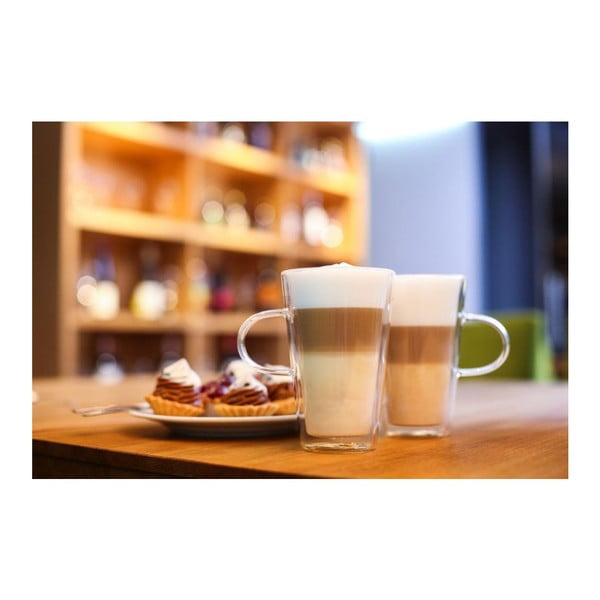 Tazza a doppia parete Amo Latte, 320 ml - Vialli Design-image-1