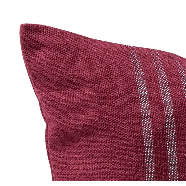 Cuscino in cotone rosso Sarah, 60 x 40 cm - Hübsch-image-2