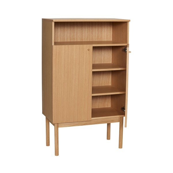 Mobile colore naturale effetto rovere 80x135x42 cm Ulterior - Hübsch-image-4