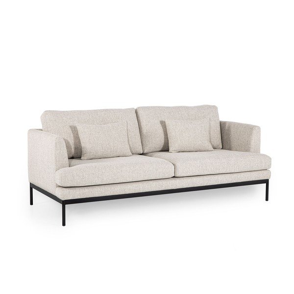 Divano beige chiaro , larghezza 204 cm Pearl - Ndesign-image-1