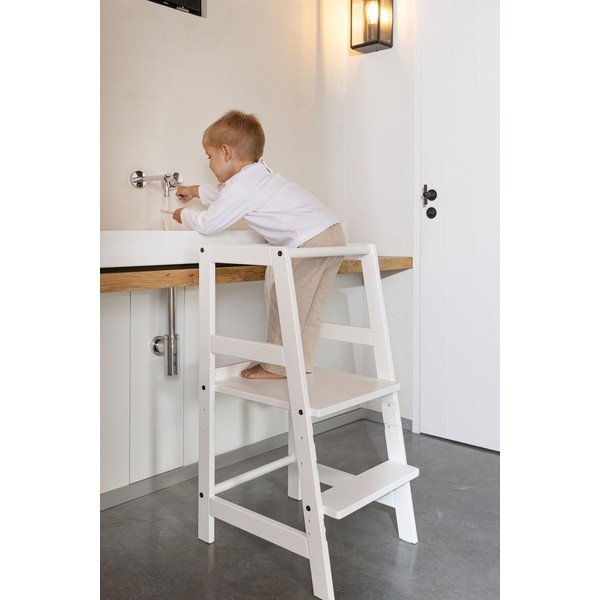 Torre di apprendimento bianca in faggio massiccio Forrest – Vipack-image-1