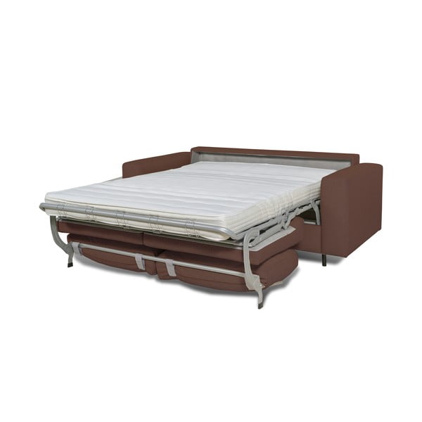Divano letto marrone 202 cm Vika - Scandic-image-3