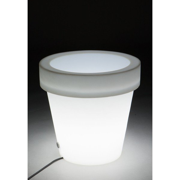 Vaso classico bianco con retroilluminazione, ⌀ 45 cm - Tomasucci-image-1
