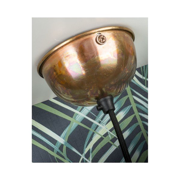Lampada a sospensione con paralume in metallo color oro ø 43 cm Meknes - it's about RoMi-image-2
