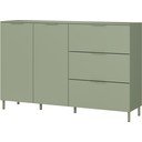 Cassettiera verde opaca 151x98x40 cm Savoca – Germania