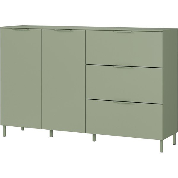 Cassettiera verde opaca 151x98x40 cm Savoca – Germania