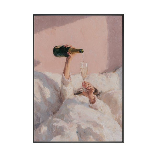 Dipinto stampato con cornice inclusa/dipinto su tela 70x100 cm Lazy Sunday – Styler