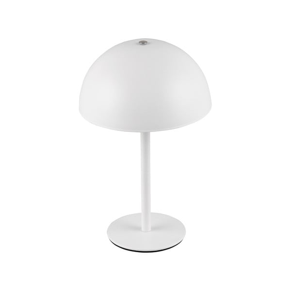 Lampada da tavolo LED bianco opaco con paralume in metallo (altezza totale 21 cm) Munoz – Trio-image-3