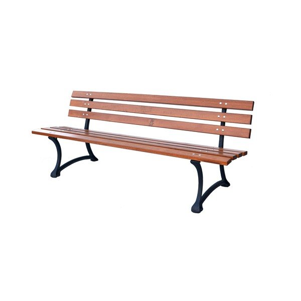 Panca da giardino di colore naturale in legno massiccio – Rojaplast