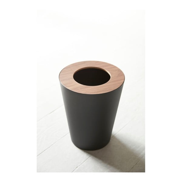 Cestino nero Rotondo Rin - YAMAZAKI-image-3