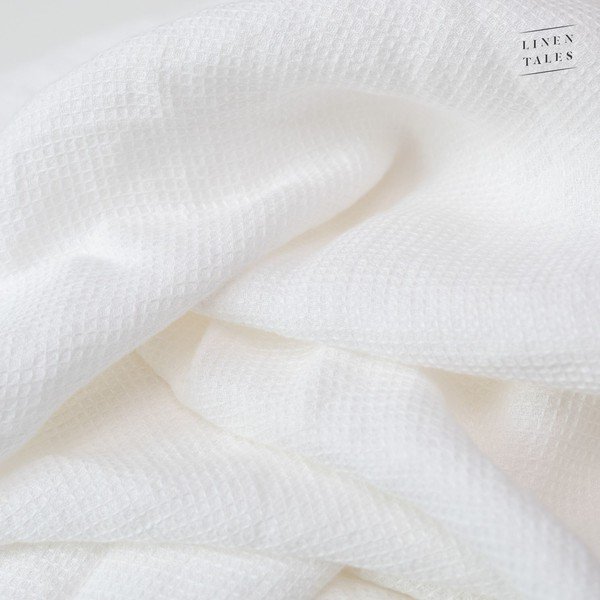 Asciugamano di lino bianco 125x75 cm White - Linen Tales-image-4
