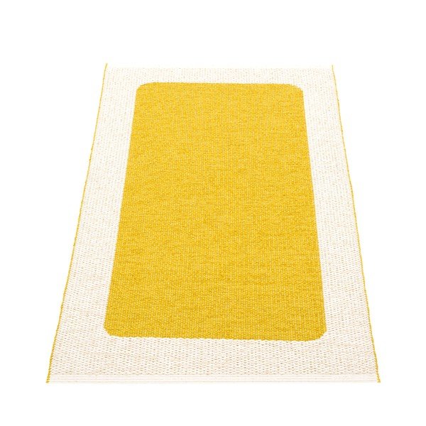 Tappeto da interno/esterno color senape/color crema 70x120 cm Ilda Mustard – Pappelina-image-1