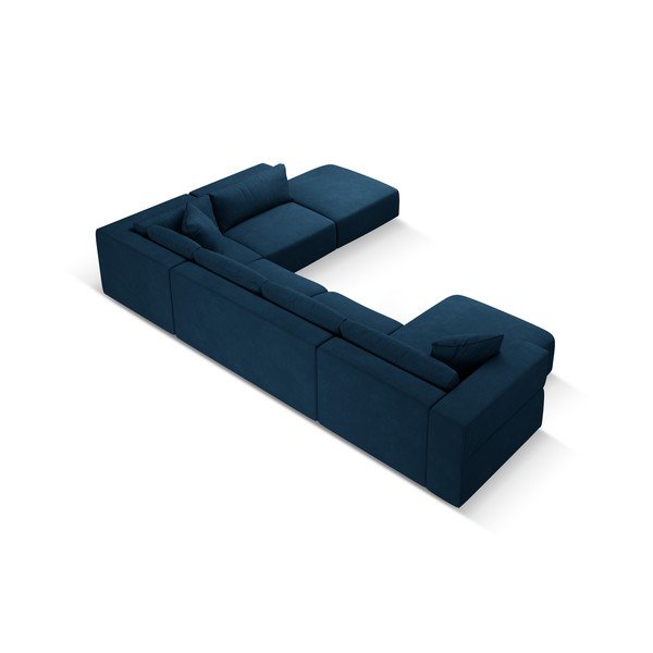 Angolo blu Divano a U, angolo destro Esther - Milo Casa-image-3