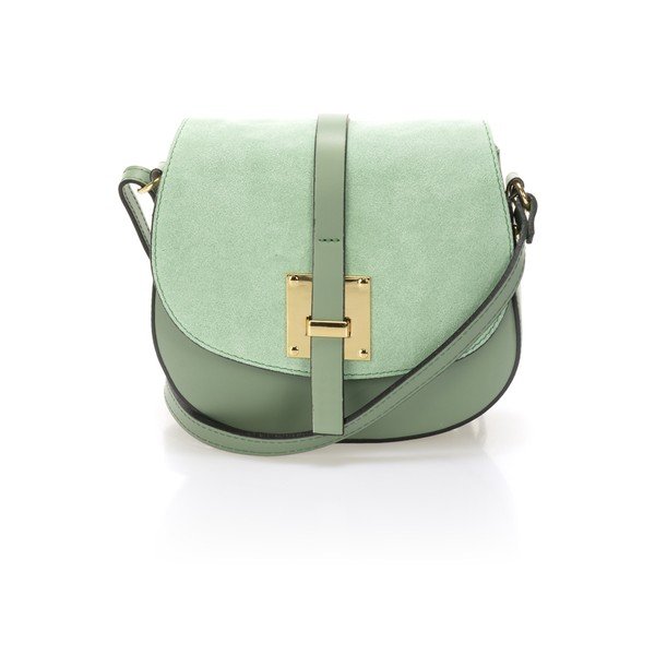 Borsa in pelle verde Lucia - Anne & Elle