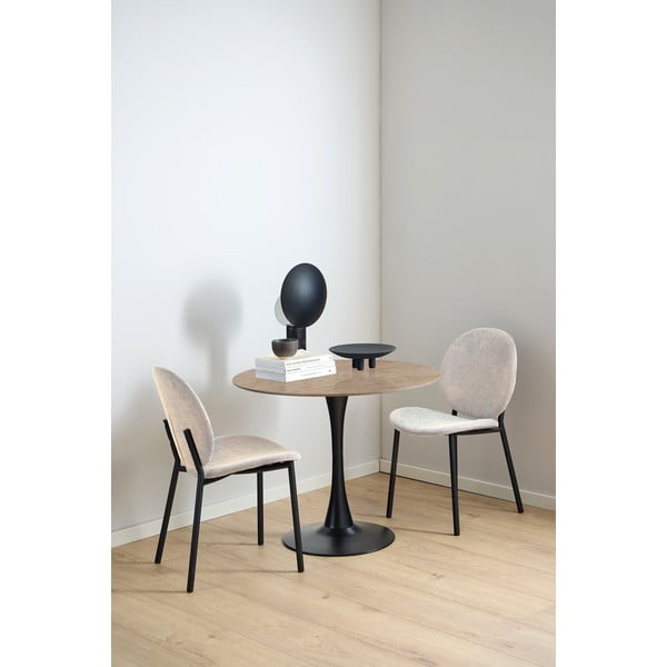 Sedia da pranzo beige Cliff – Actona-image-3