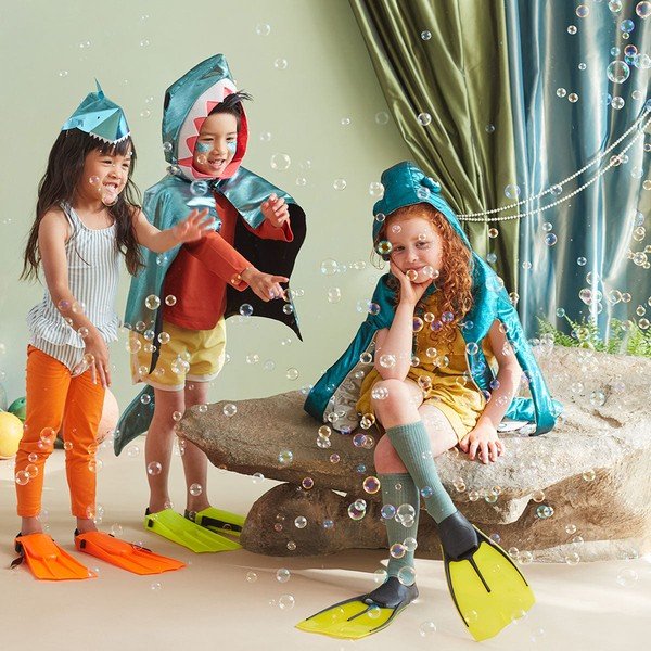 Tappi di carta in set da 8 Shark - Meri Meri-image-1