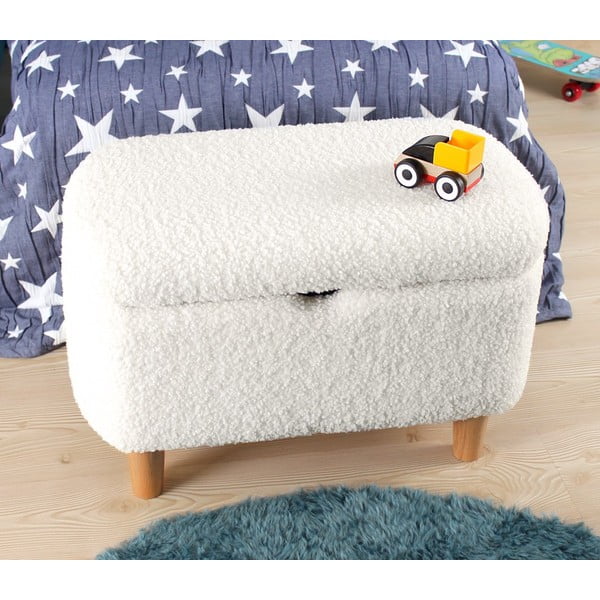 Pouf bianco per bambini Moouv - Artie-image-3