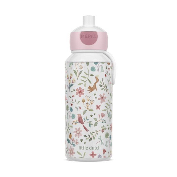 Bottiglia per bambini bianca/rosa in plastica 400 ml Fairy Wonders – Mepal