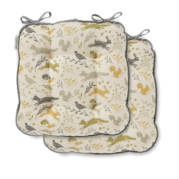 Cuscino di seduta in cotone Woodland - Cooksmart ®-image-1