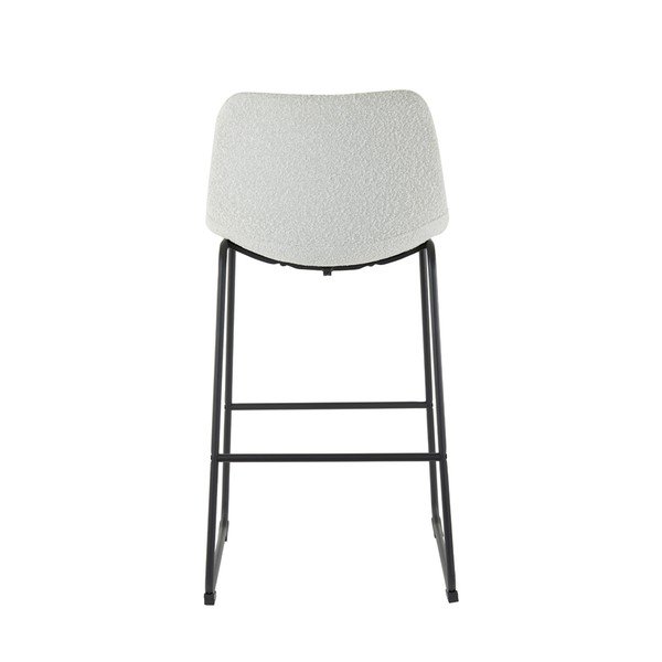 Sgabello da bar bianco Jeddo - Light & Living-image-2