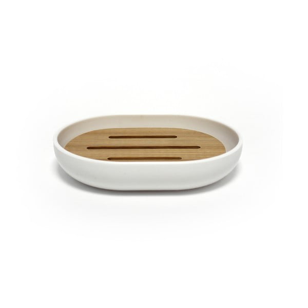 Portasaponetta bianco in plastica Smart – douceur d'intérieur