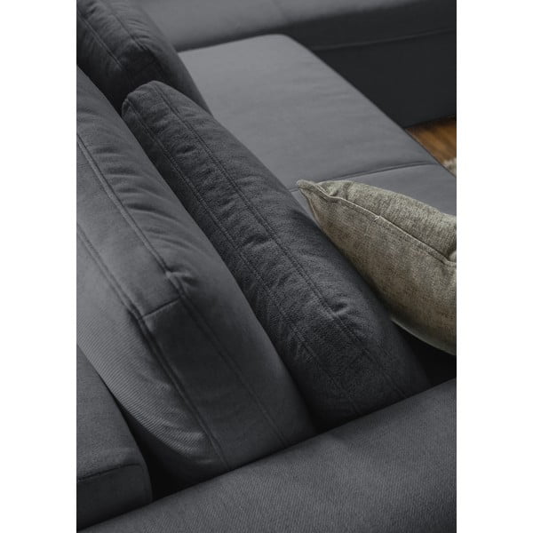 Divano letto angolare grigio scuro (variabile) Homely Tommy - Miuform-image-3