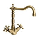 Rubinetto per lavandino color bronzo verticale Antea – Sapho