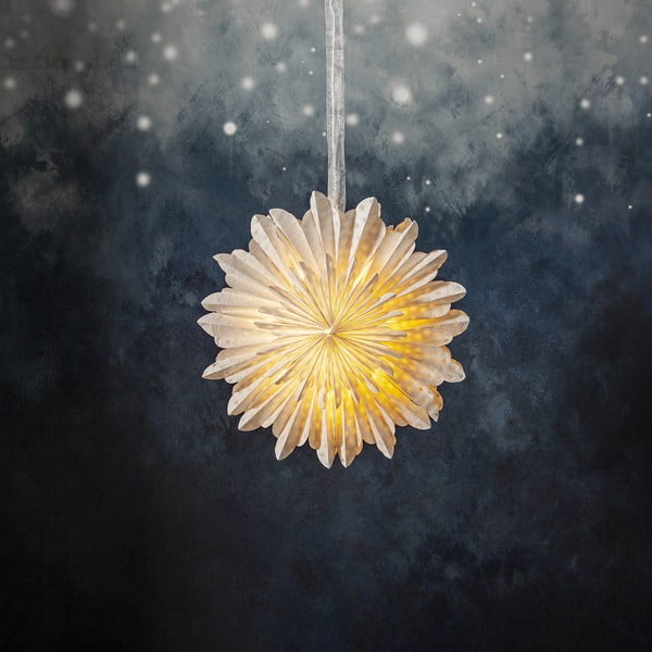 Decorazione luminosa bianca con motivo natalizio Cloud - Star Trading-image-1