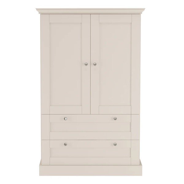 Armadietto beige opaco 83x130x35 cm Binz – Støraa
