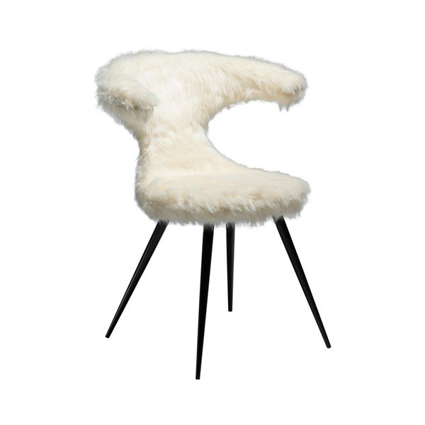 Sedia bianca con seduta in similpelle Flair - DAN-FORM Denmark