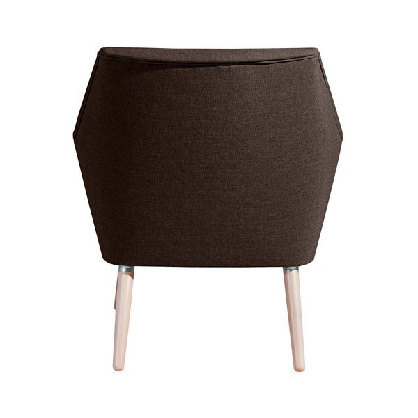 Poltrona marrone scuro Linea Alegro - Max Winzer-image-4