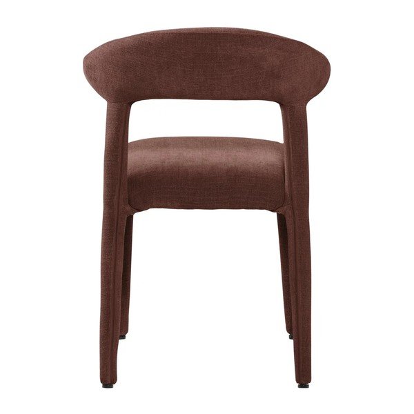 Sedie da pranzo in set burgundy imbottito 2 pz Sile – WOOOD-image-3